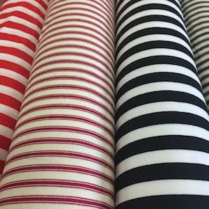 100% Cotton Poplin Candy Stripes - Select Colour - Sold by Half Metre