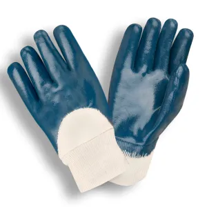 12 Pairs - Supported Nitrile Glove with Smooth Finish and Lined Jersey - 12 Pairs