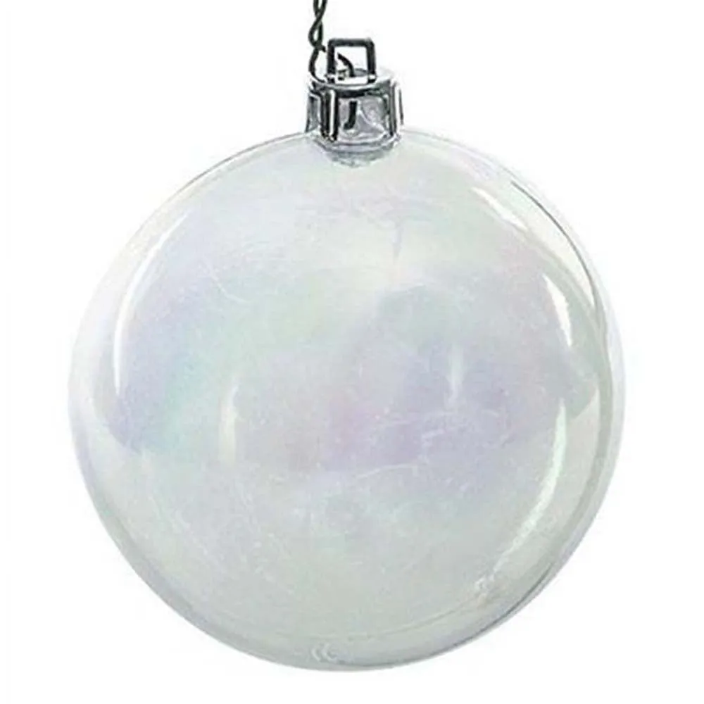 2.75" Clear Ball Drilled Cap 12/Bag