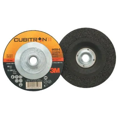 3M™ Cubitron II 969F Flap Discs, Ceramic, 4 1/2 in Dia, 7/8 in Arbor, 40  Grit, 076308-64376