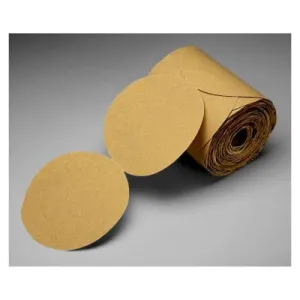 3M™ Stikit Gold Paper Disc Rolls, Aluminum Oxide, 5 in Dia, P220 Grit, 051144-01423