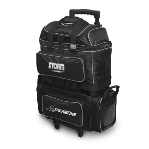 4 Ball Roller Bag - Storm - Streamline - Black/Silver