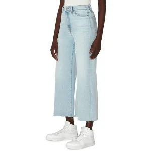 7 For All Mankind Womens Ultra High Rise Denim Cropped Jeans