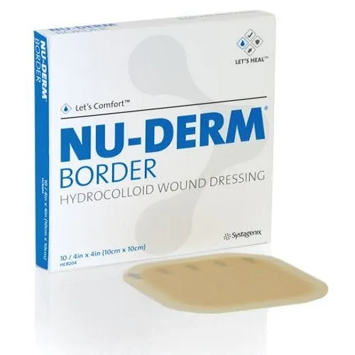 Acelity (Systagenix) HCF208 Nu-Derm Standard Hydrocolloid Wound Dressing 20cm x 20cm (8" x 8") Sterile