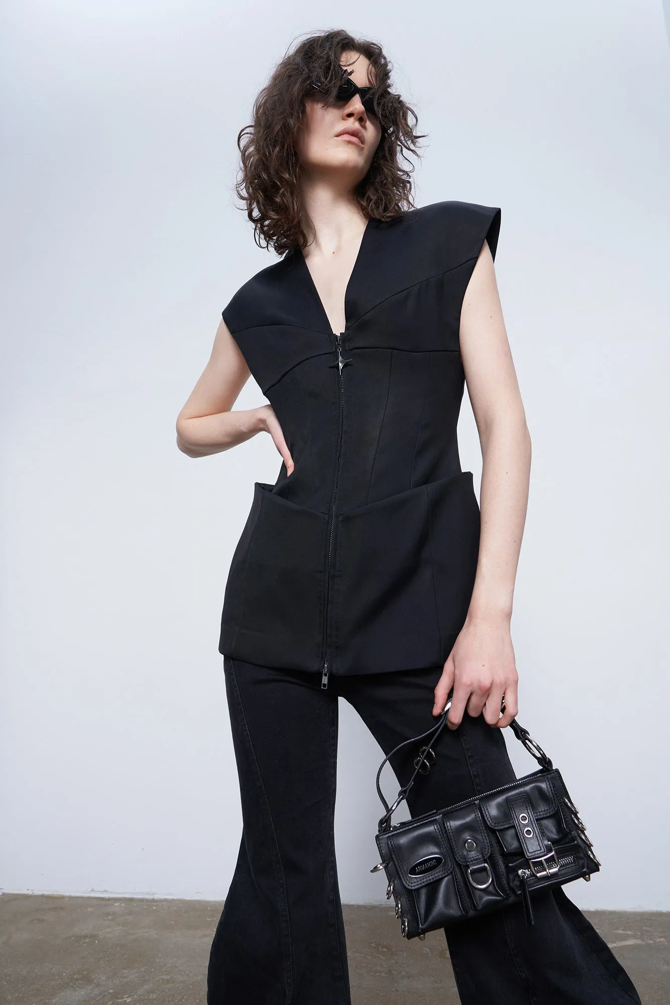 Acetic acid stereo waist waistcoat