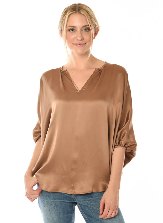 Acrobat Charmeuse Dolman Sleeve Shirt