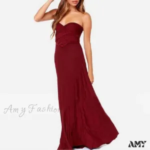 Amy Fashion - Long Party Multiway Convertible Infinity Robe Dress