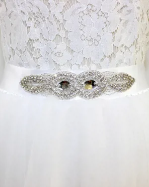 Anne Jeweled Bridal Sash