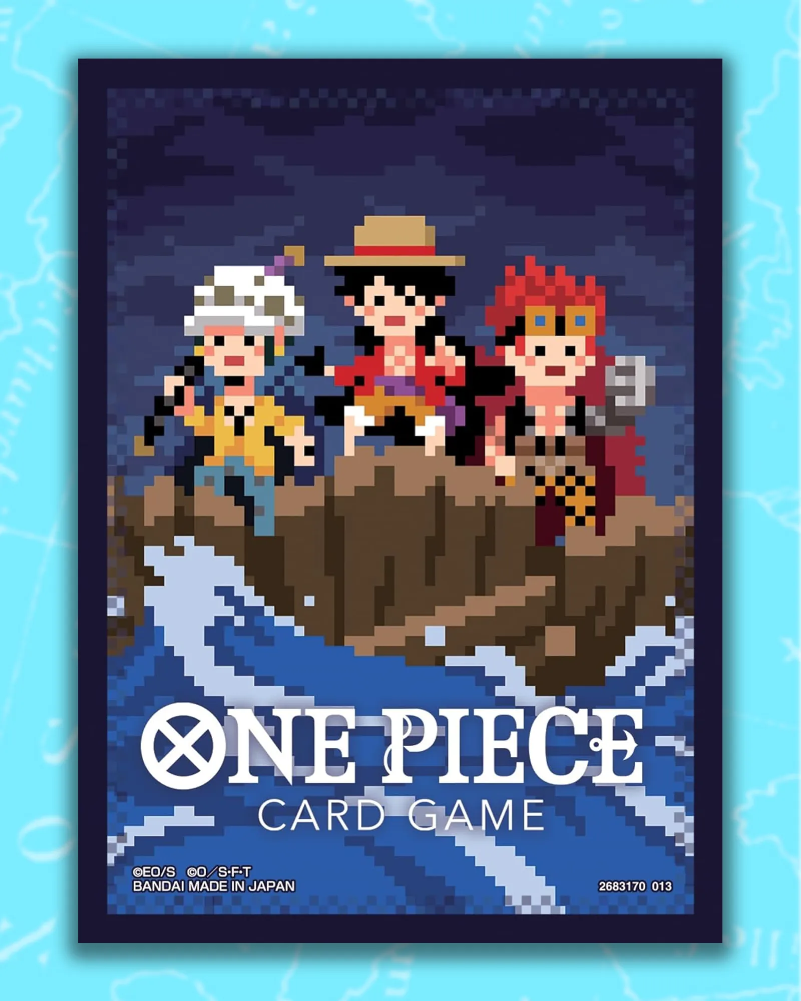 BANDAI ONE PIECE CARD GAME - OFFICIAL CARD SLEEVE LIMITED 6 - 4 Pcs SET