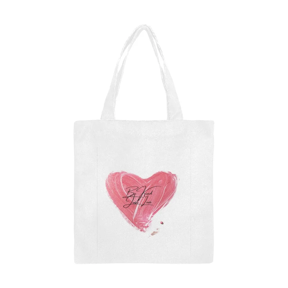 Be Kind Just Love Cotton Canvas Tote Bag (Made in Australia)