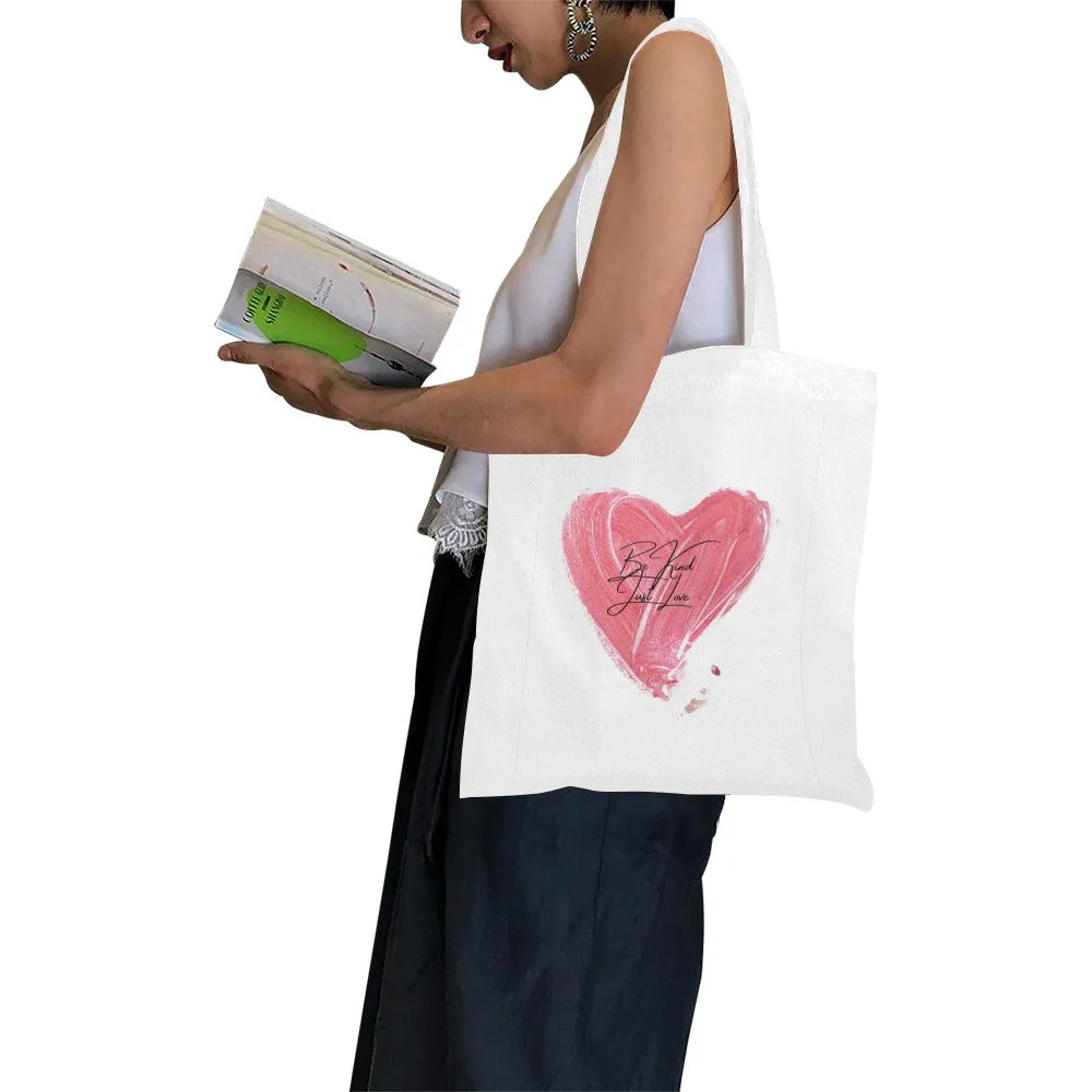 Be Kind Just Love Cotton Canvas Tote Bag (Made in Australia)