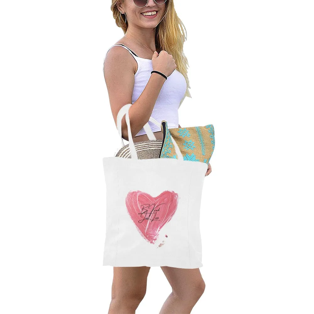 Be Kind Just Love Cotton Canvas Tote Bag (Made in Australia)