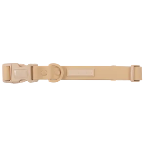 Big & Little Dogs Waterproof Dog Collar - Beige