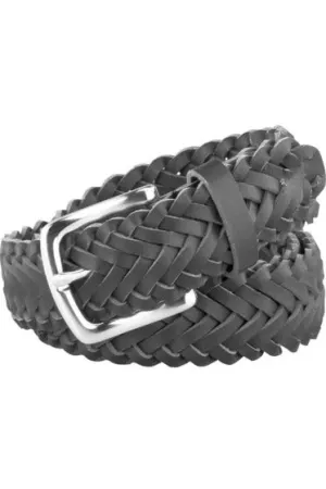 Black Braided Belt