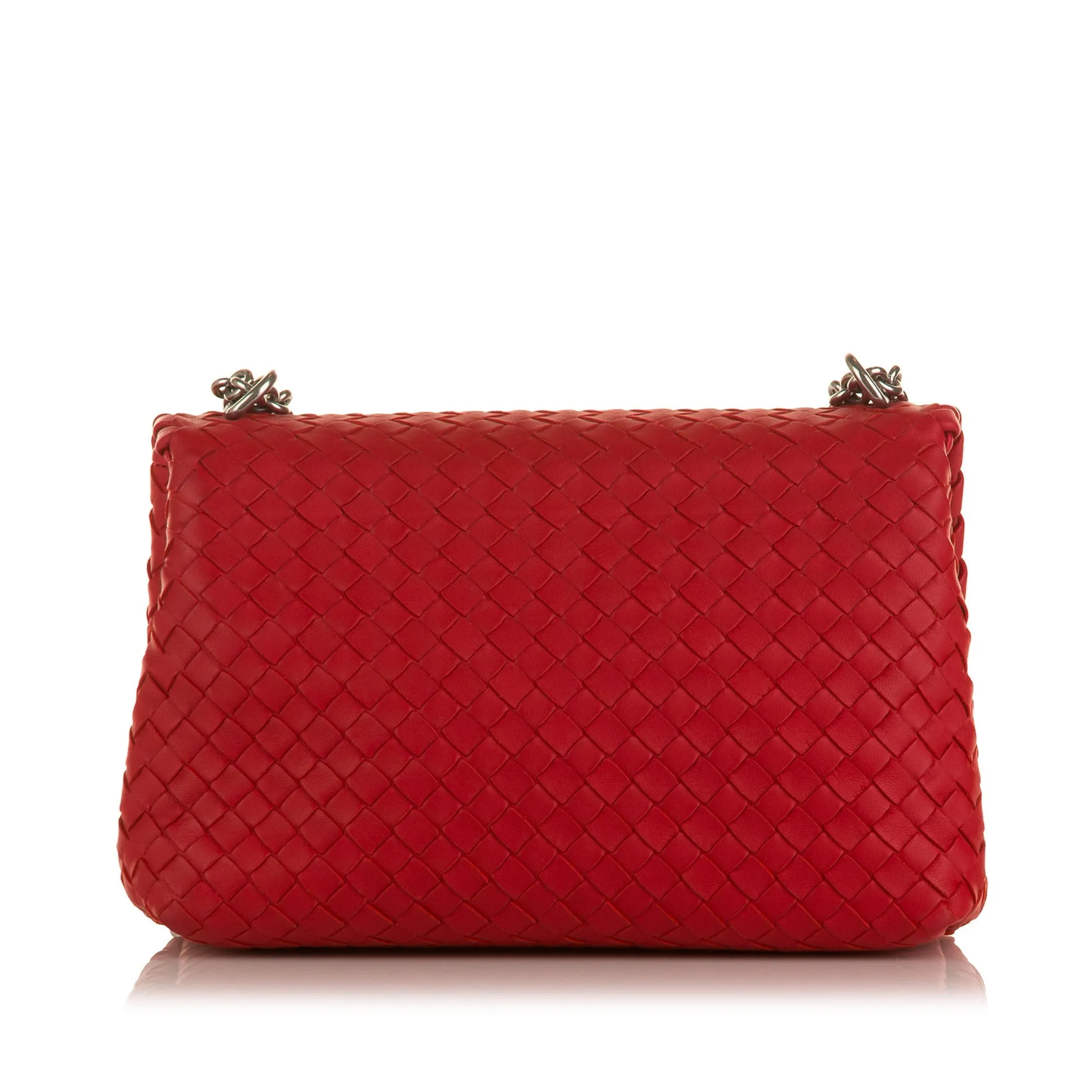 Bottega Veneta Olimpia Red Intrecciato