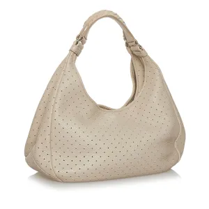 Bottega Veneta Perforated Leather Shoulder Bag (SHG-31236)