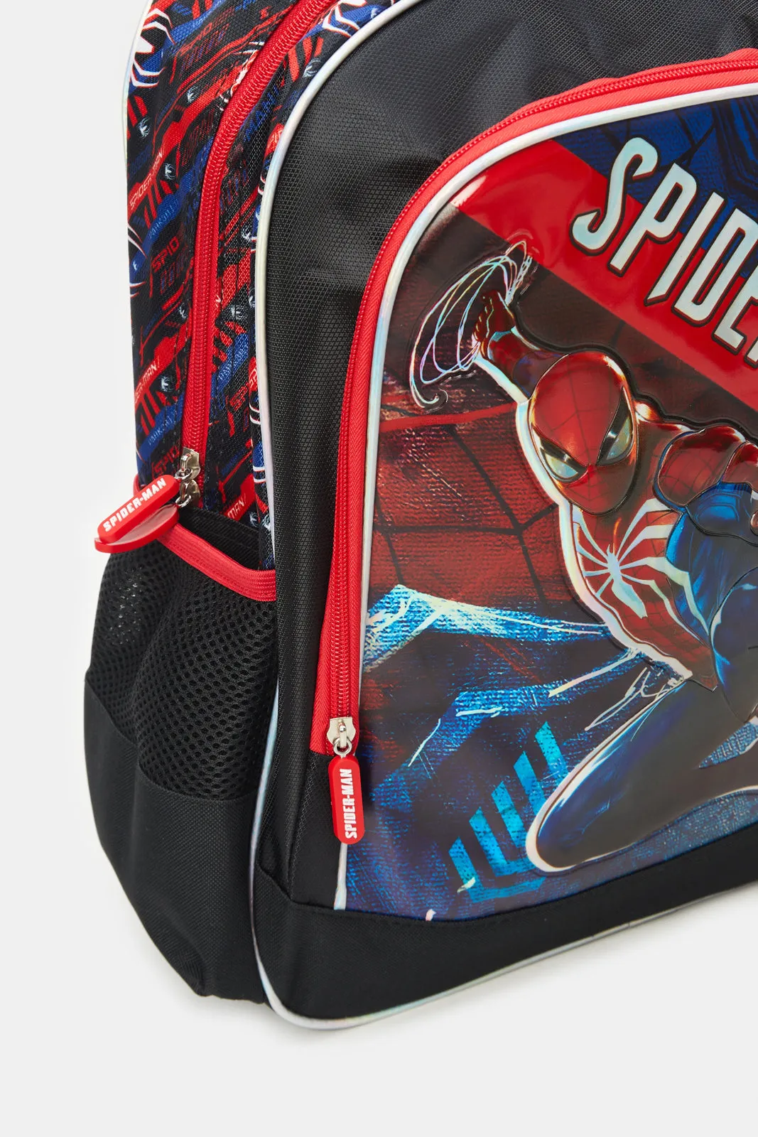 Boys Black And Red Spider-Man Backpack (16 Inch)