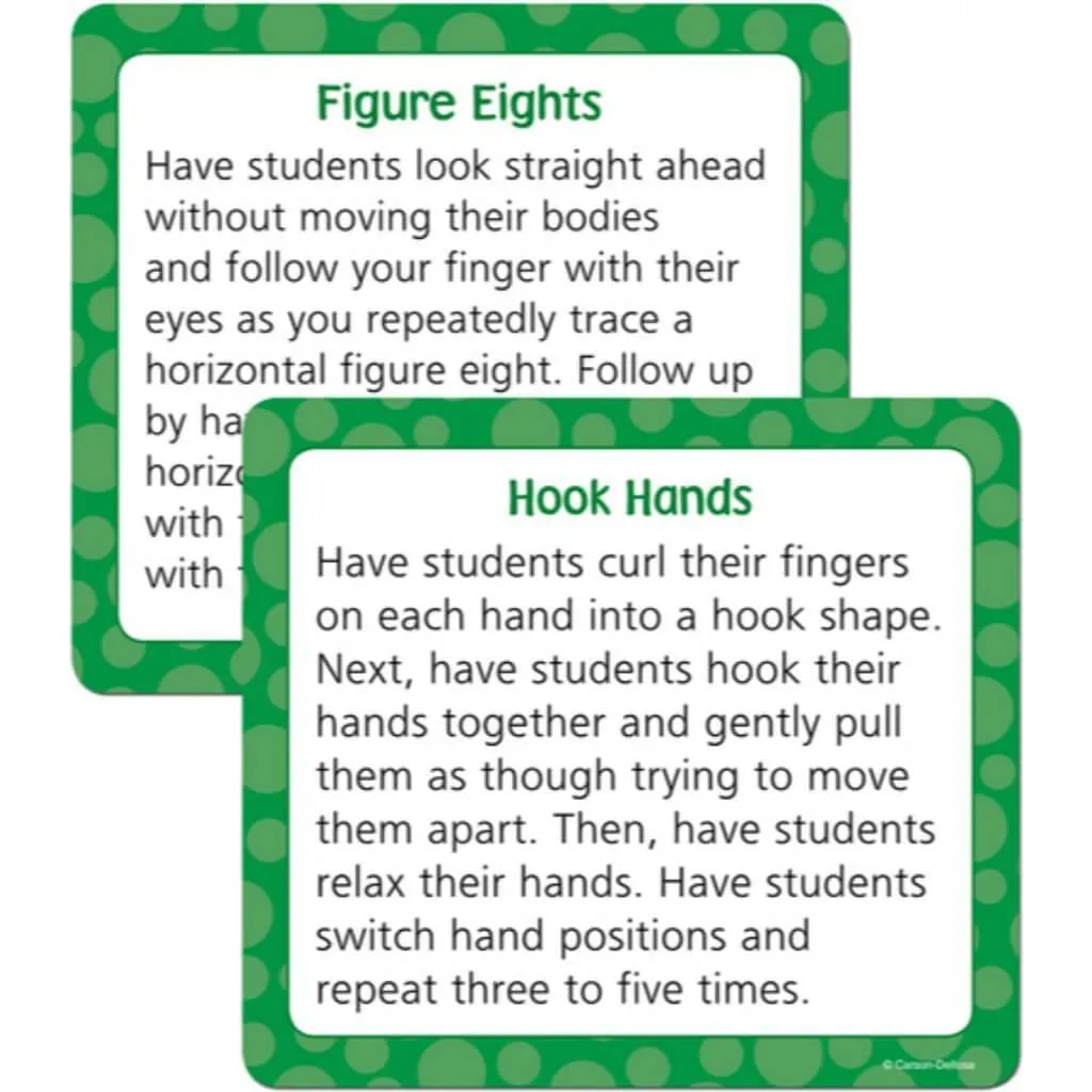 Brain Breaks Focus Curriculum Cut-Outs