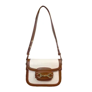 Brown Snaffle Bit Shoulder Bag