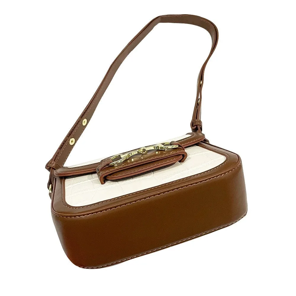 Brown Snaffle Bit Shoulder Bag