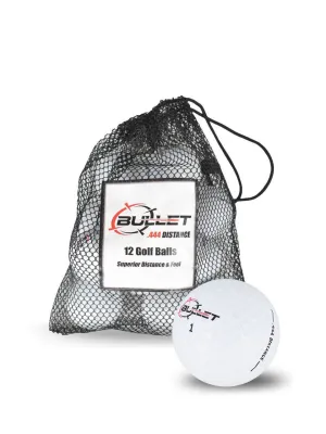 Bullet .444 Distance Golf Balls *12-Ball* LOGO ONLY