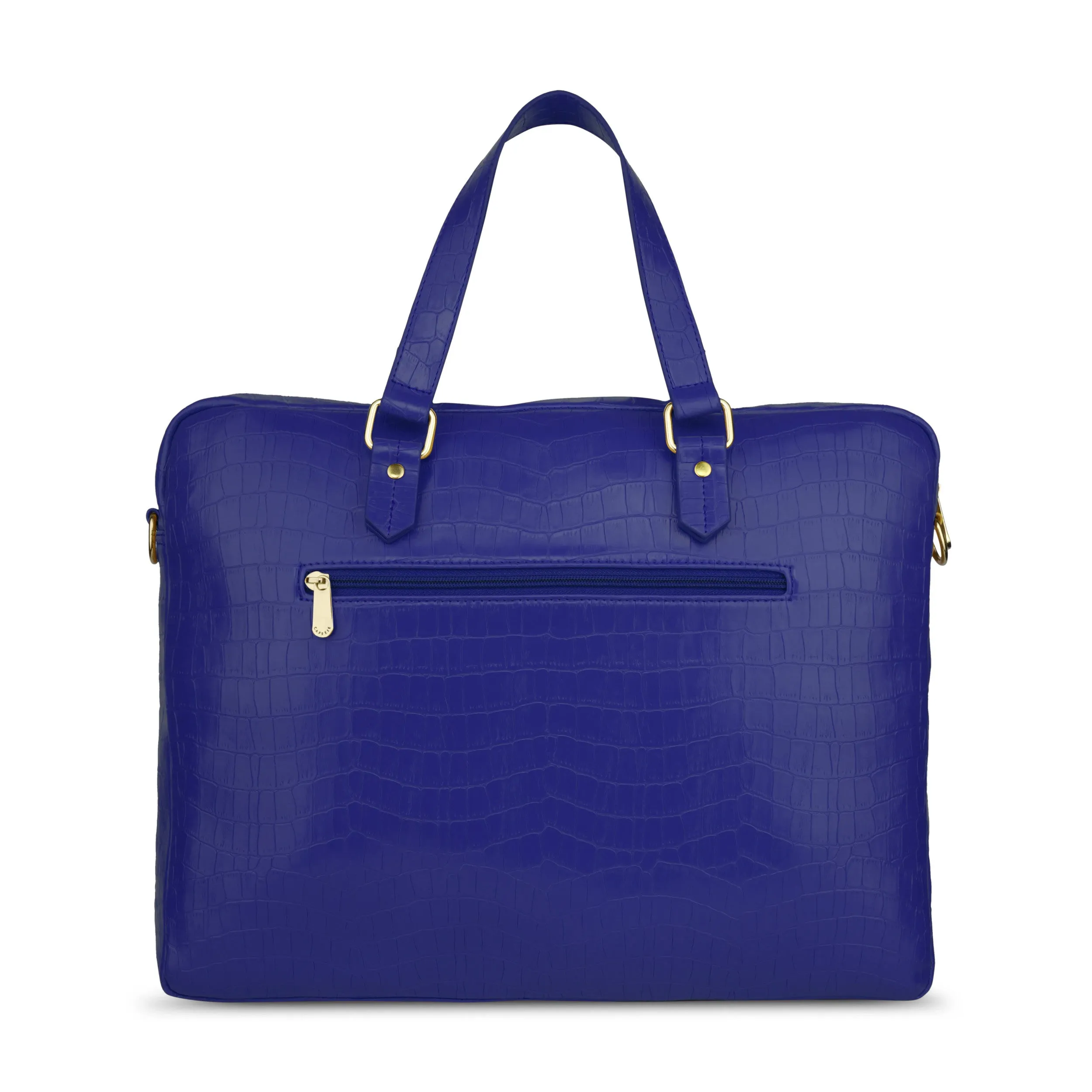 Caprese Rylee Laptop Satchel Large Blue