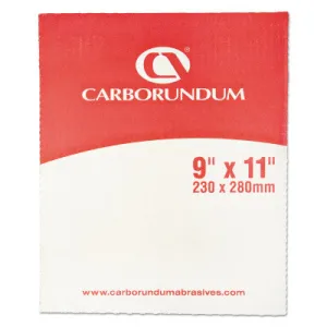 Carborundum Carborundum Aluminum Oxide Paper Sheets, Aluminum Oxide Paper, P40, 05539510875