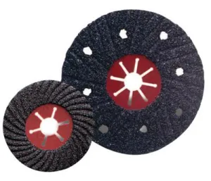 CGW Abrasives Semi-Flex Sanding Discs, Silicon Carbide, 7 in Dia., 60 Grit, 35845