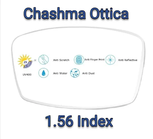 Chashma Ottica 1.56 Index Single Vision Clear Lenses