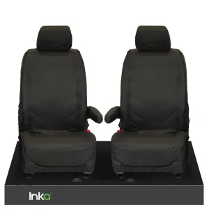 Citroen Nemo Front Set 1 1 INKA Tailored Waterproof Seat Covers Black MY 08-16