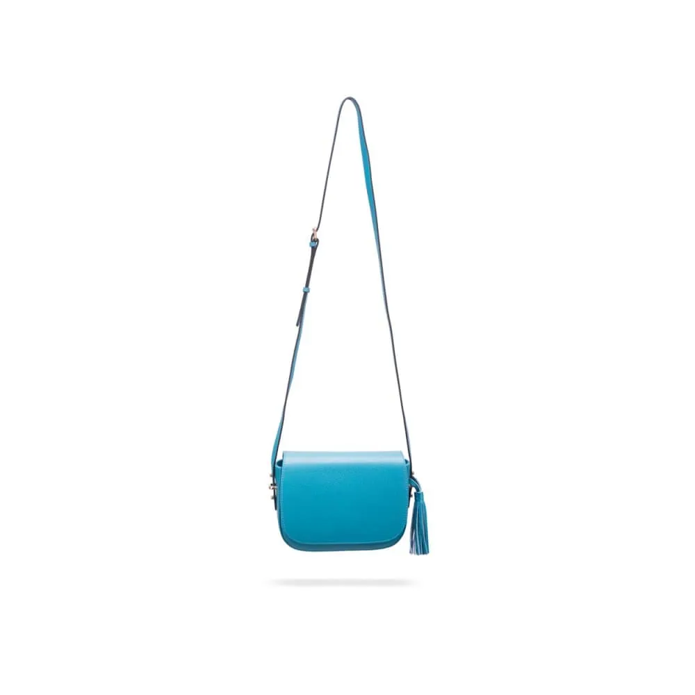 Clarice Tassel Bag - Cornflower Blue