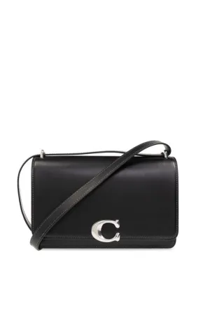 Coach Bandit Logo Plaque Shoulder Bag