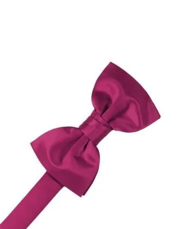 Coral Luxury Satin Bow Ties