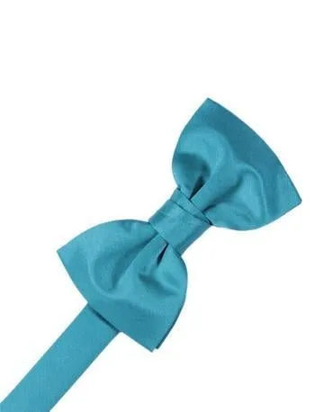 Coral Luxury Satin Bow Ties