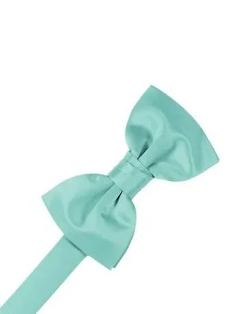 Coral Luxury Satin Bow Ties