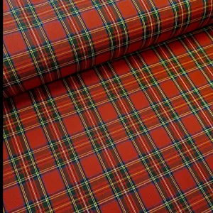 Cotton Tartan - ( Royal Stewart )