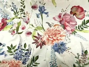 Country Garden - Stretch Cotton Poplin Fabric