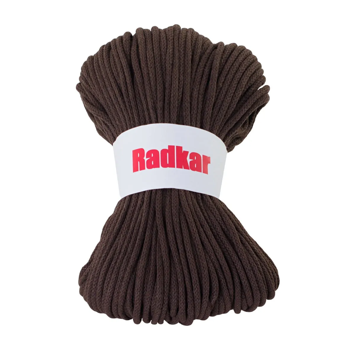 Dark brown 775 Braided cotton cord 5mm