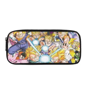 DBZ Goku Gohan Goten Super Saiyan Kamehameha Color Design Pencil Bag