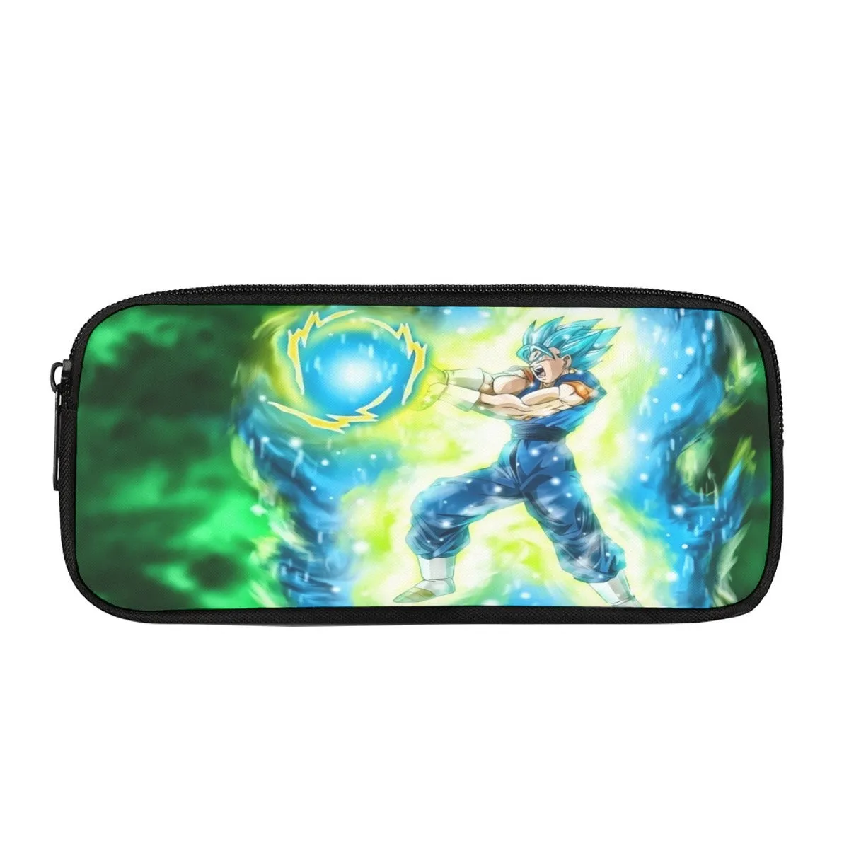 DBZ Goku Super Saiyan Blue SSGSS Kamehameha Power Attack Pencil Bag