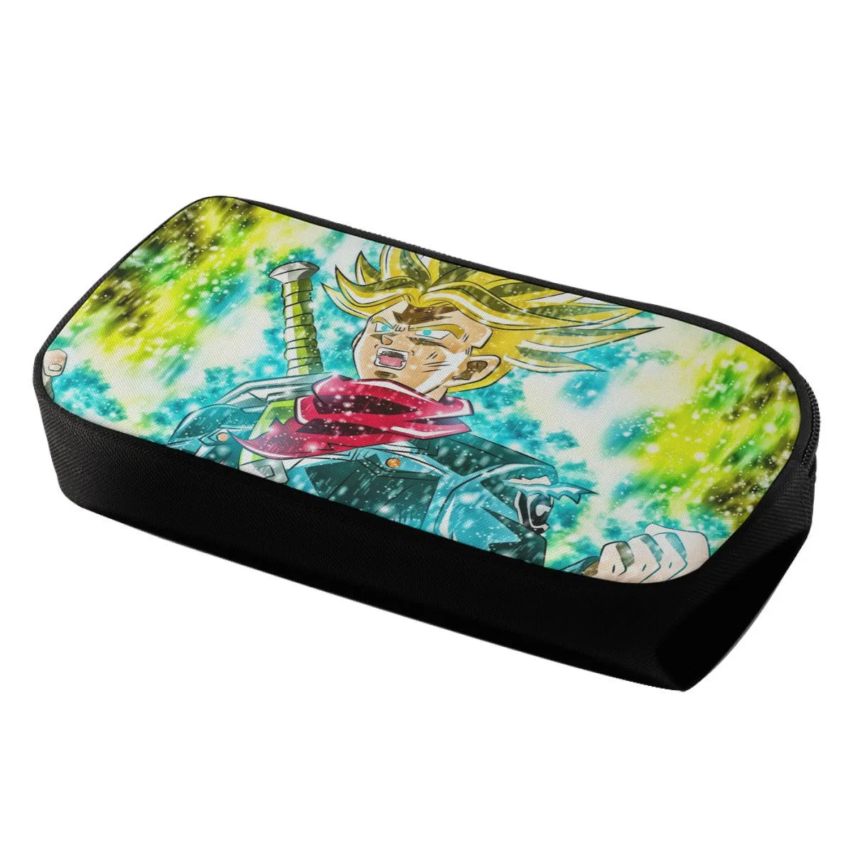 DBZ Trunks Super Saiyan Powerful Battle Ultimate Transformation Design Pencil Bag