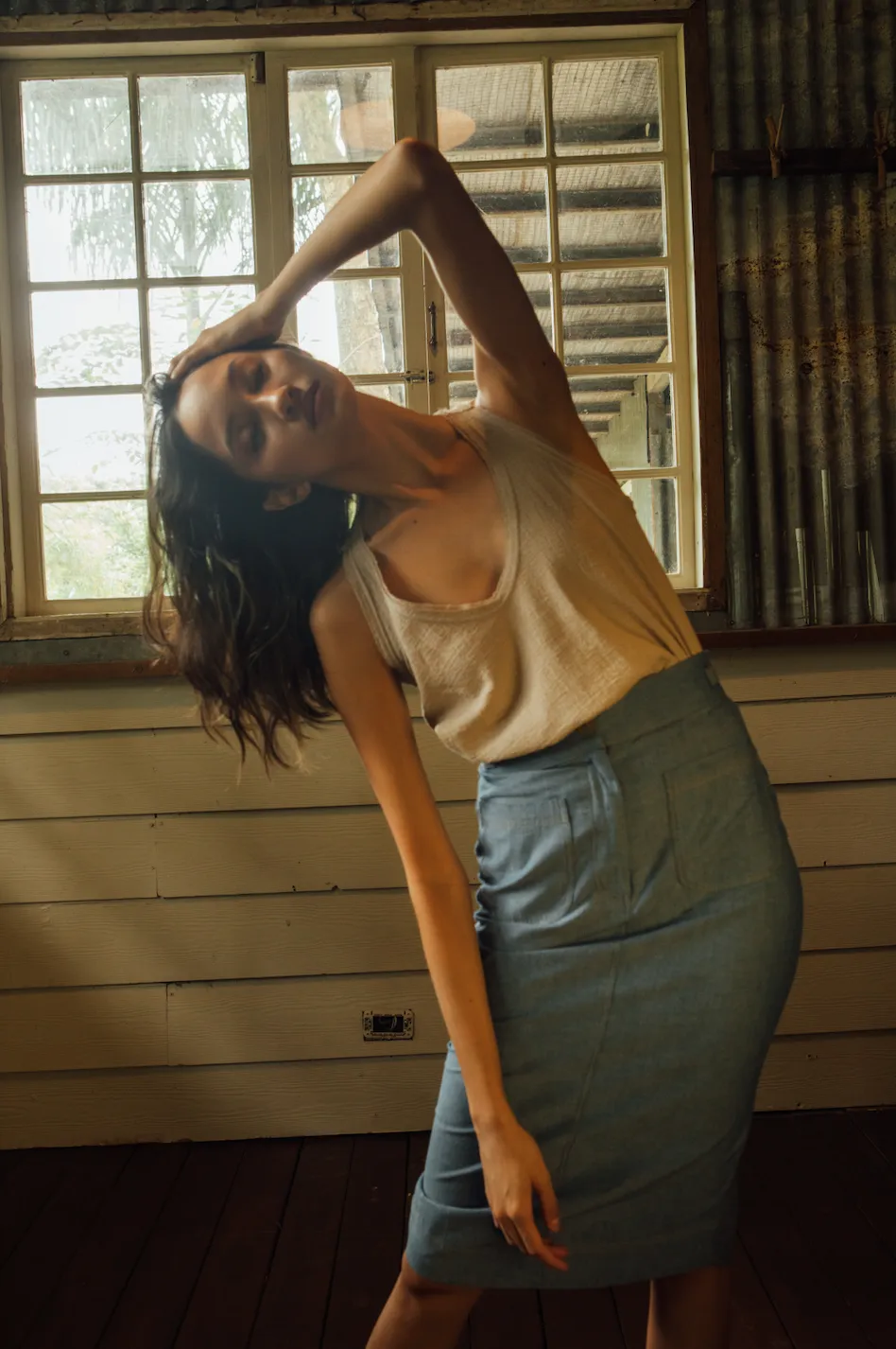 Denim Skirt