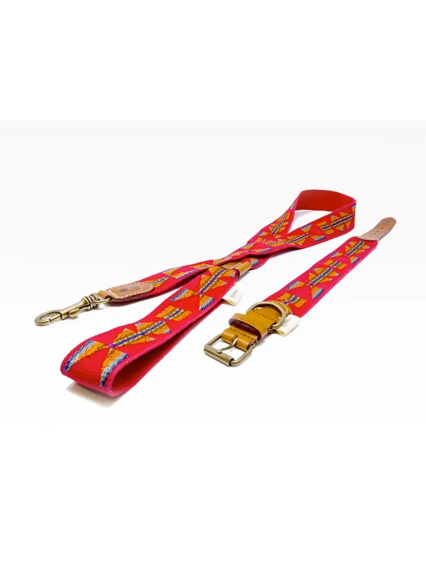 Dog Lead: Etna Red