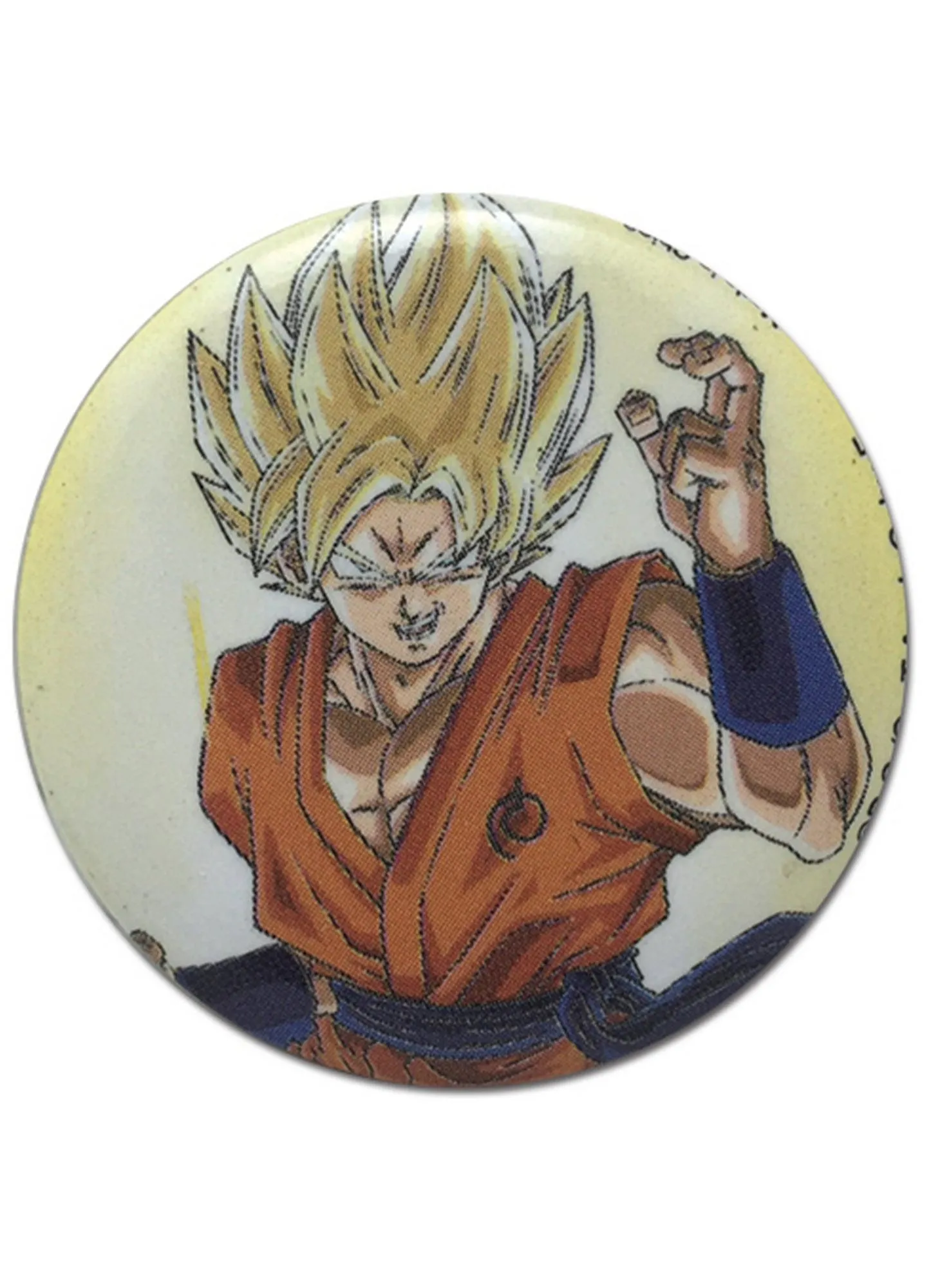 Dragon Ball Super - Son Goku With Fighting Spirit Button 1.25"