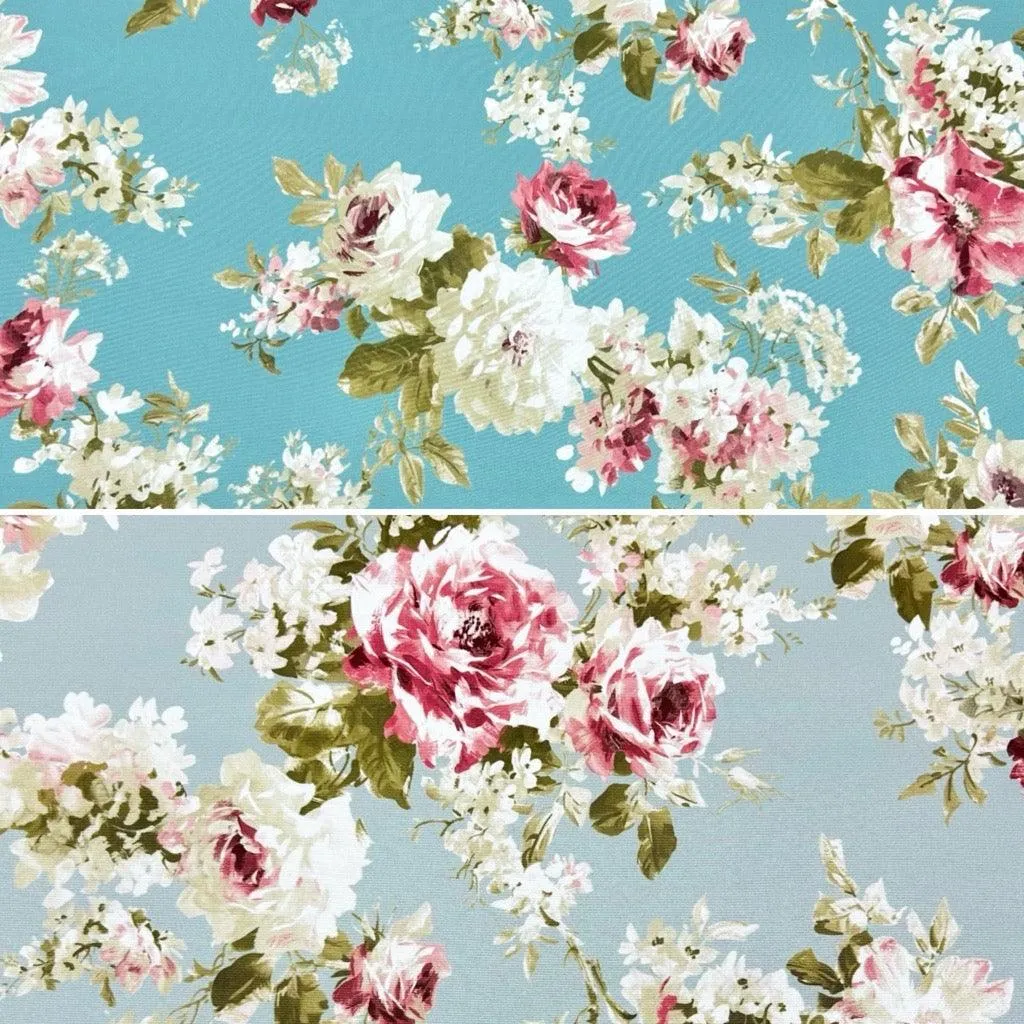 English Rose Water Resistant Fabric