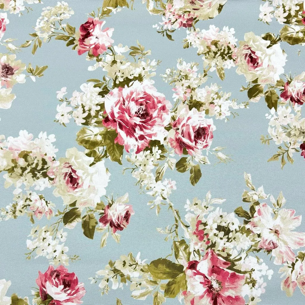 English Rose Water Resistant Fabric