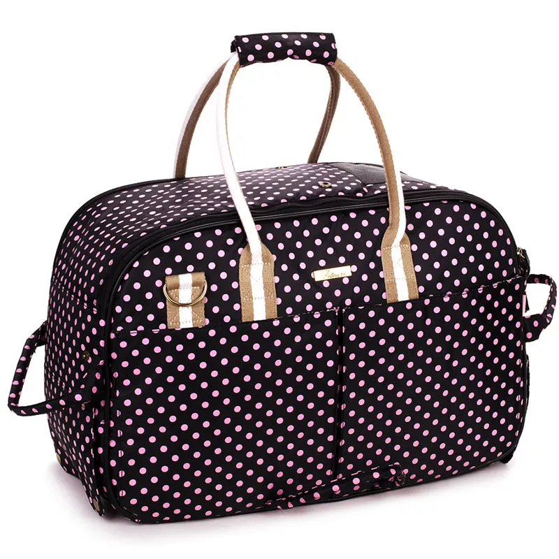 Fashion Dog Pet Cat Carrier Handbag Purse Tote Bag Polka Dots Pattern