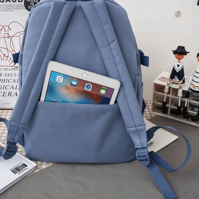 Fashion Student Backpack - 5 Pcs Set