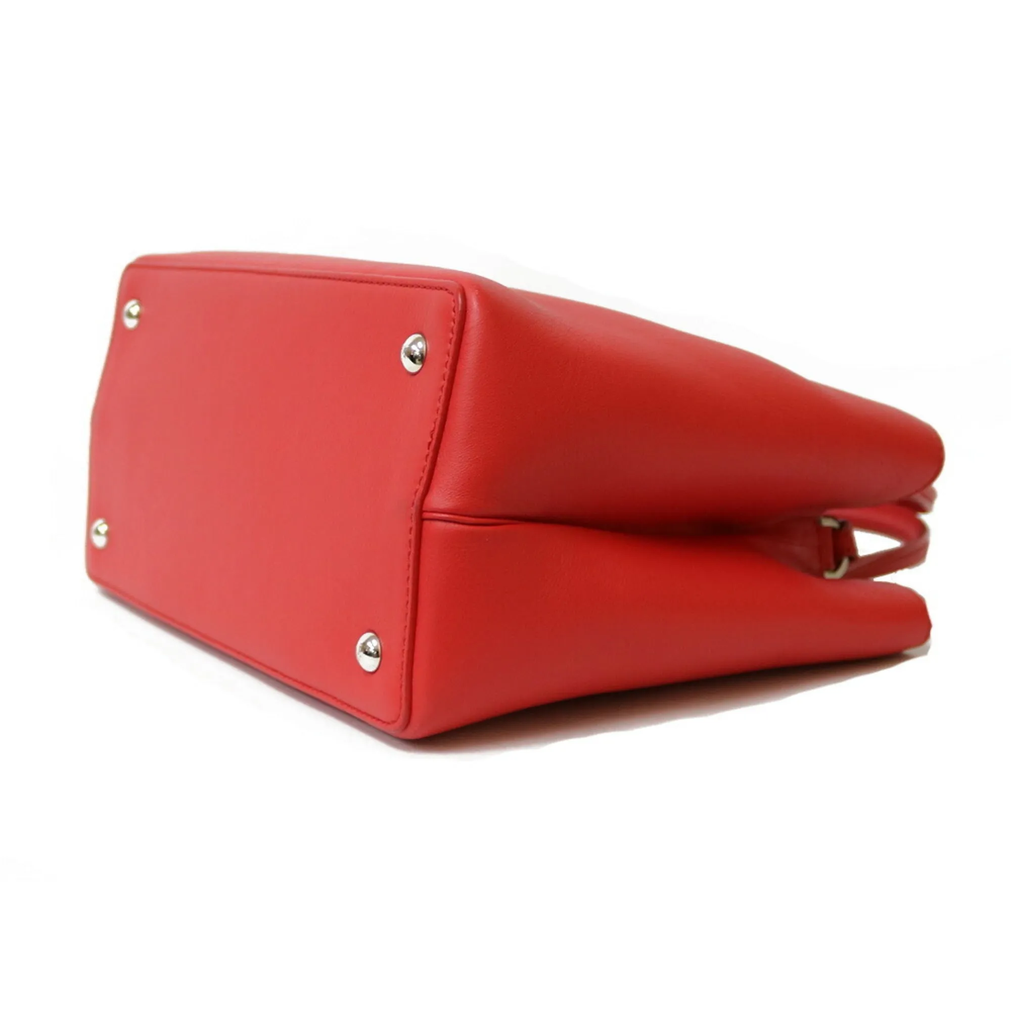 FENDI Shoulder Bag Toujour Red Women's Leather