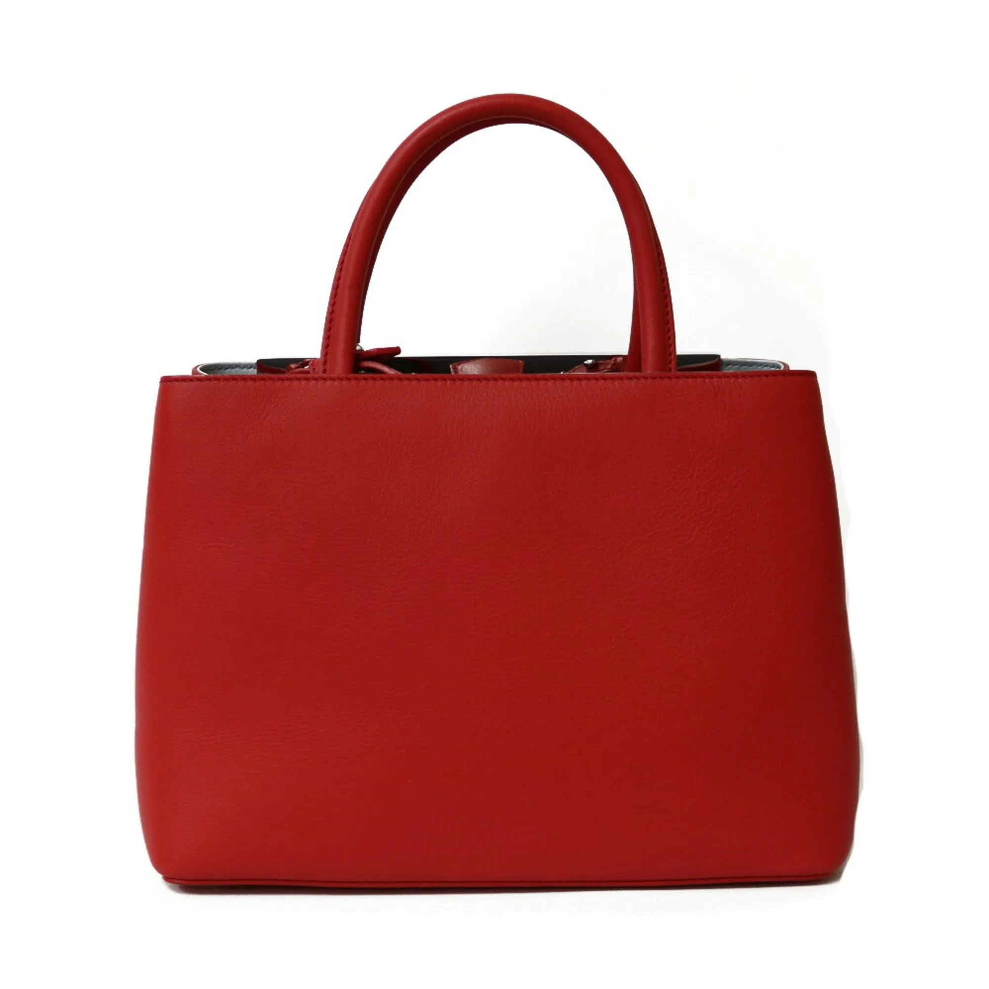 FENDI Shoulder Bag Toujour Red Women's Leather